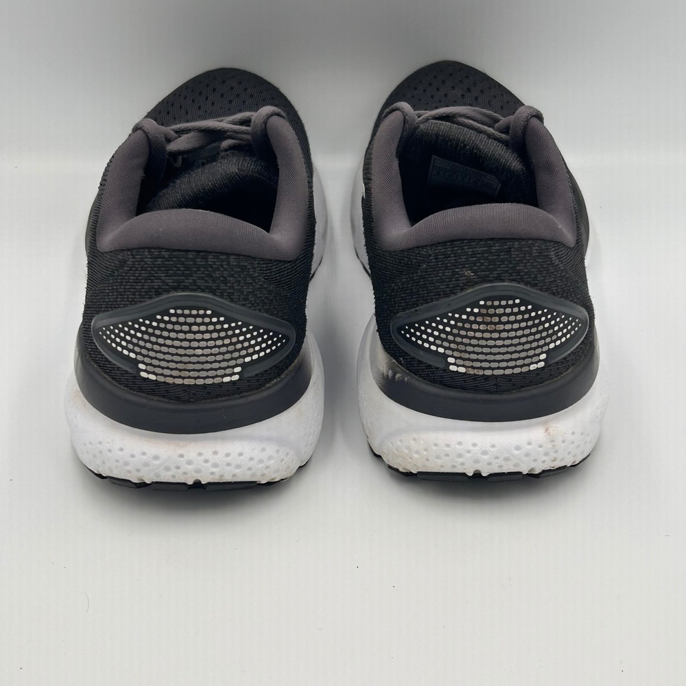 Brooks Ghost 16 Mens Running Shoes Black Grey White Sneakers Size 8D - Picture 4 of 10